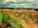 Винсент Виллем Ван Гог Овер 1890г, Пшеничное поле с васильками.  ван-гог.рф